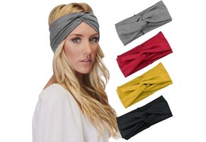 Dames Haarbanden 4 Stuks: Vintage Boho Stijl - 48% Korting!