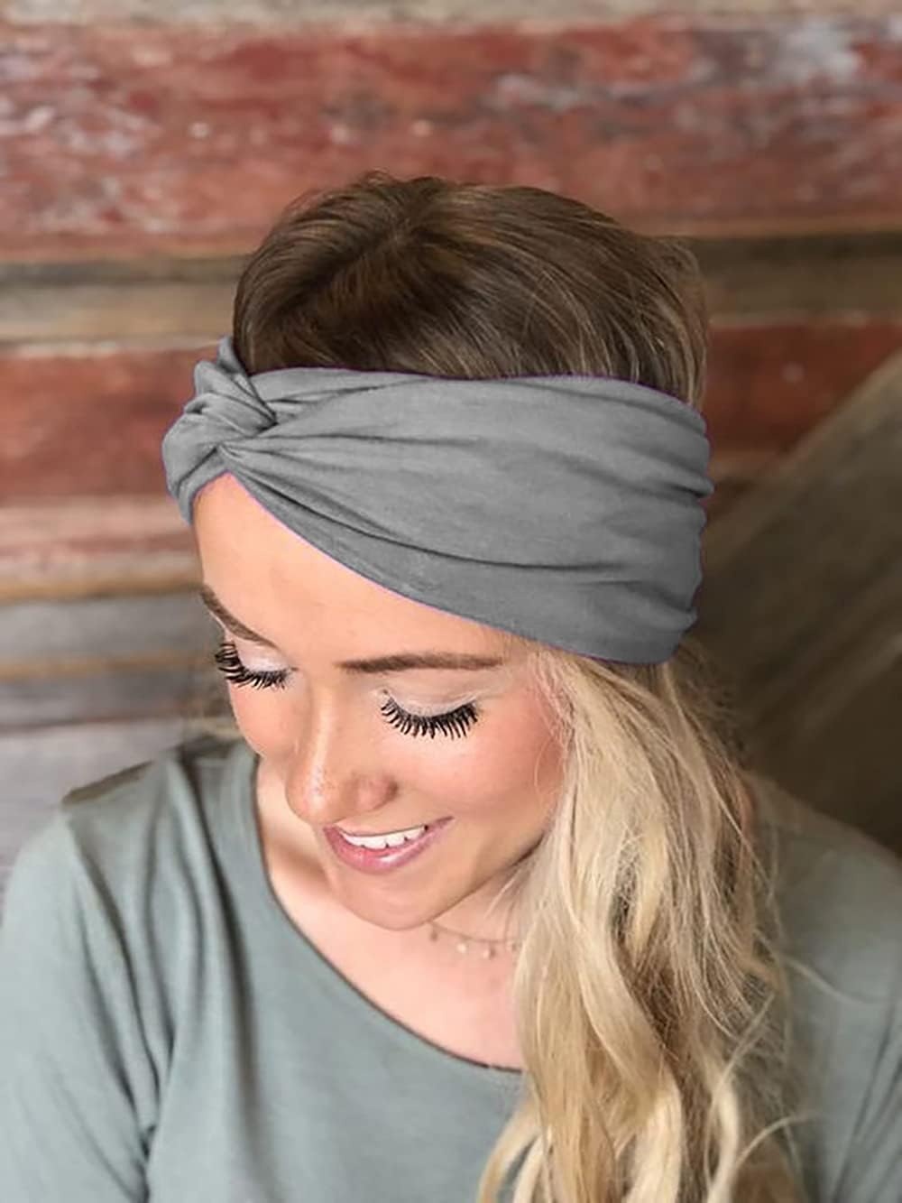 Set van 4 Elastische Haarbanden Zacht Comfortabel voor Dagelijks Gebruik Yoga Sport Meerdere kleuren