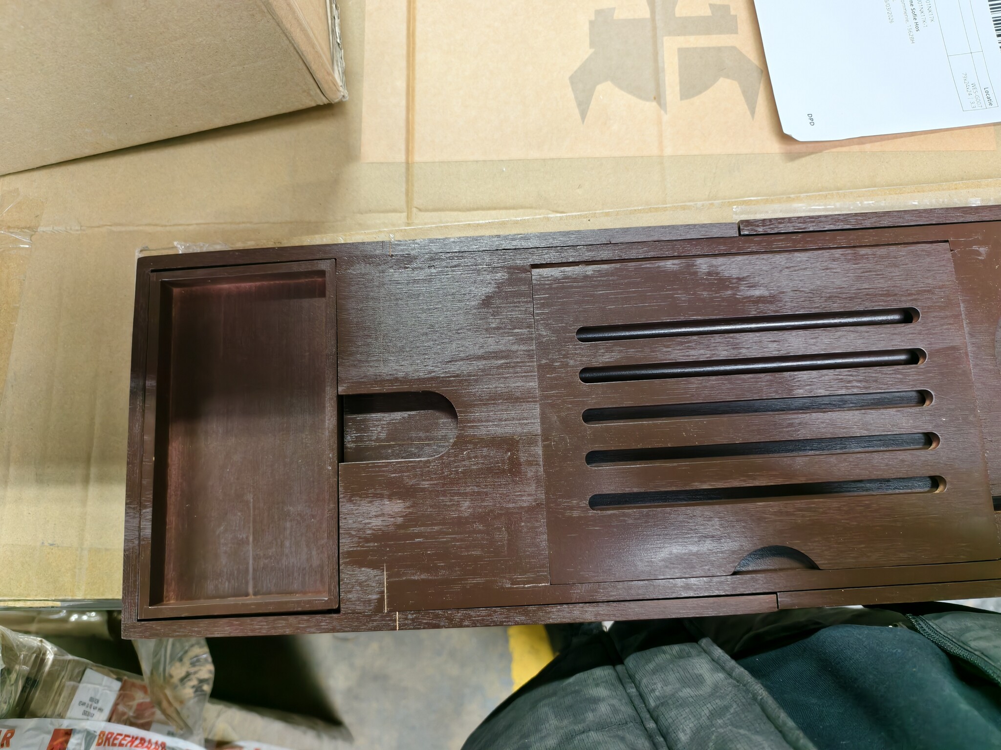 Bamboe Badplank Uitschuifbaar Badrekje 75-110 cm x 23 cm