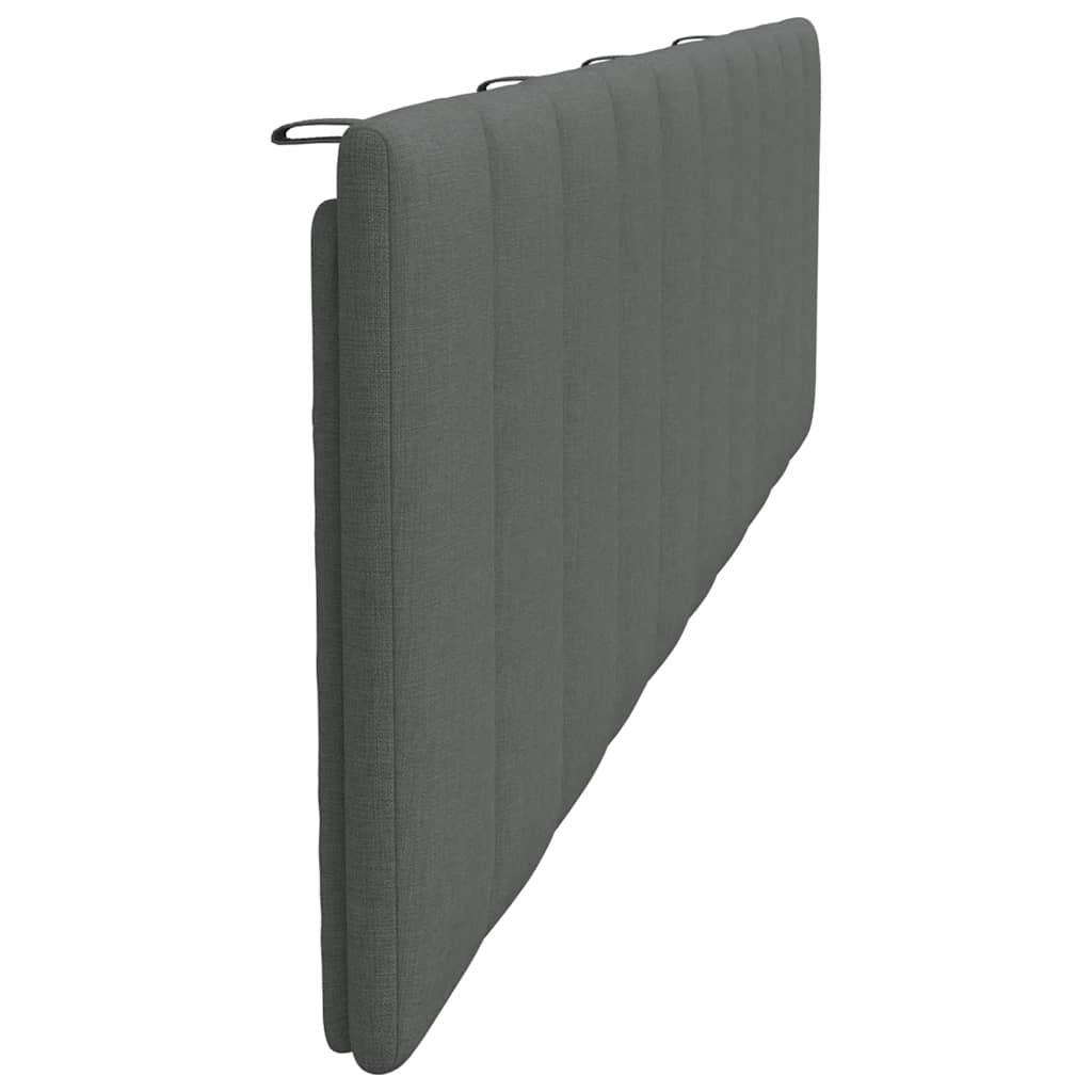vidaXL Hoofdbordkussen 200cm Stof Donkergrijs - 60% Korting!