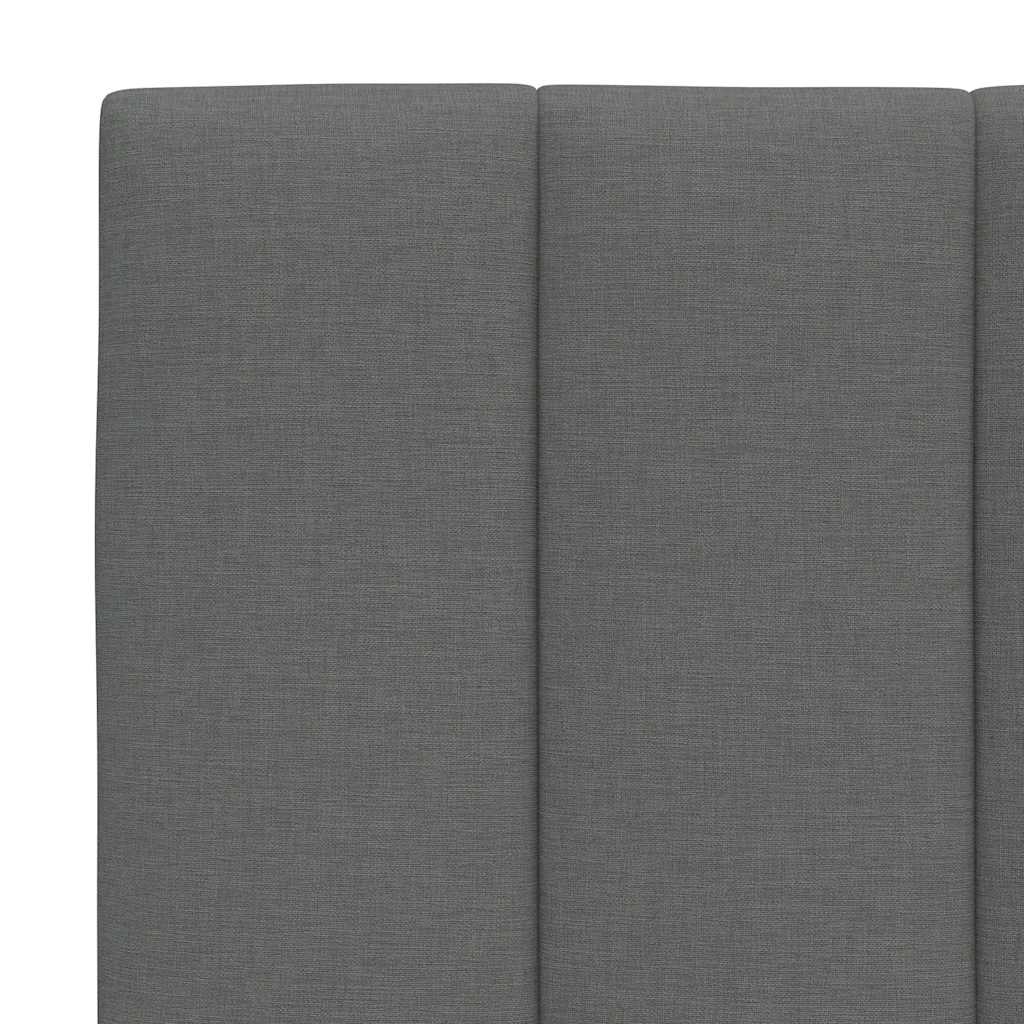vidaXL Hoofdbordkussen 200cm Stof Donkergrijs - 60% Korting!