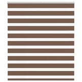 VidaXL Zebra Rolgordijn Bruin - 58% Korting