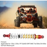 Motorfietschokdemper Zwart Universeel Verstelbaar 450mm voor 150-250cc ATV Quad Scooter Crossmotor