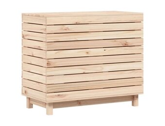 vidaXL Wasmand Massief Grenenhout - 61% Korting!