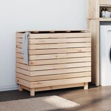vidaXL Wasmand Massief Grenenhout - 61% Korting!