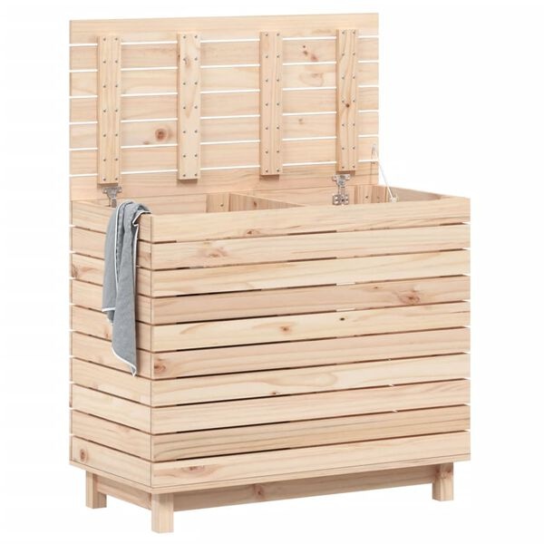 vidaXL Wasmand Massief Grenenhout - 61% Korting!