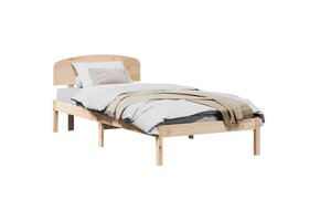 VidaXL Bedframe Grenenhout Bruin 80x200cm - 56% Korting!