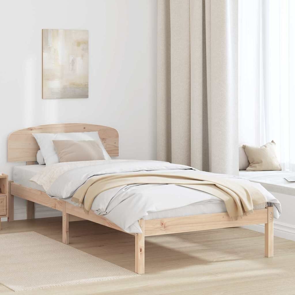 VidaXL Bedframe Grenenhout Bruin 80x200cm - 56% Korting!