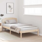 VidaXL Bedframe Grenenhout Bruin 80x200cm - 56% Korting!