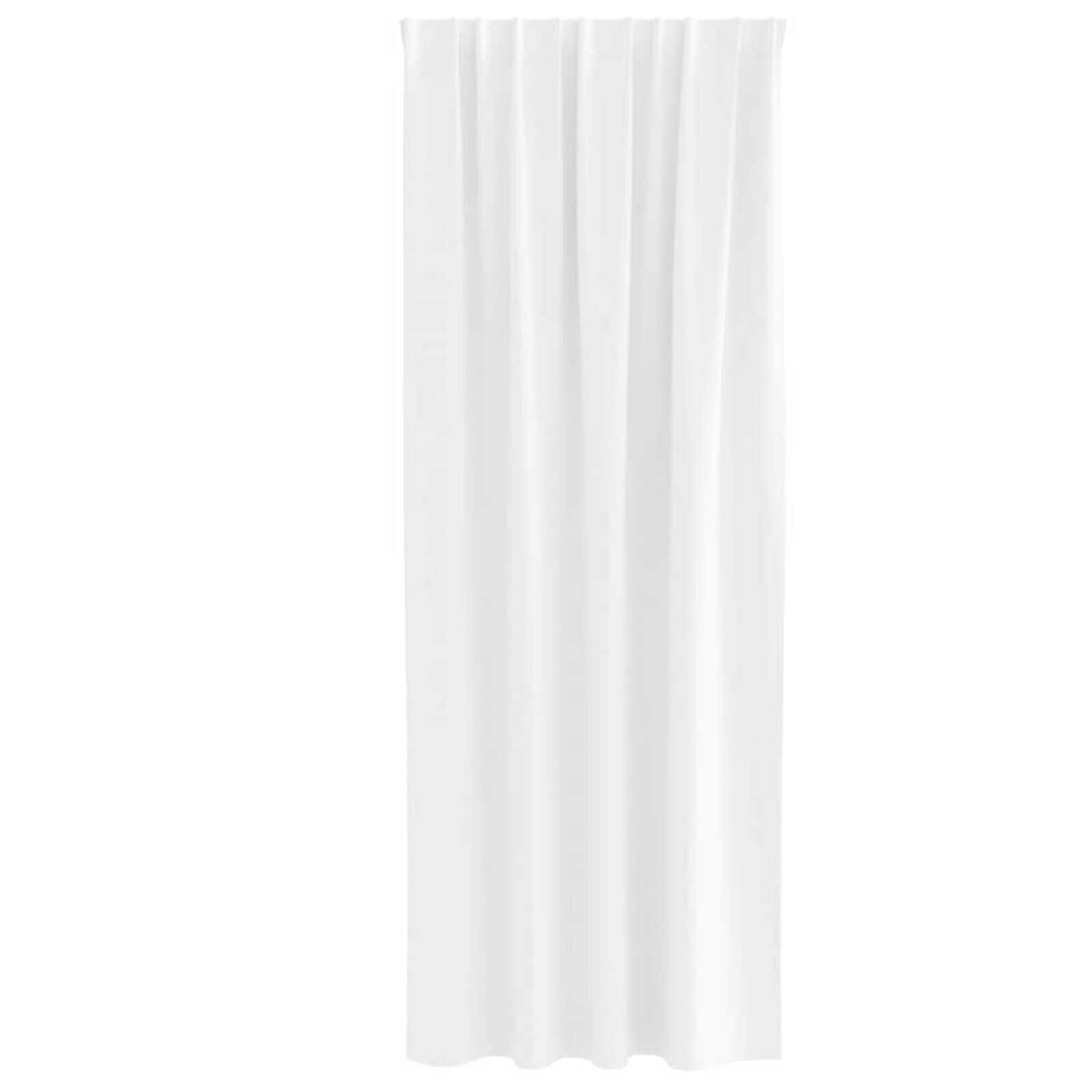 vidaXL Gordijnen Zuiverwit Polyester - 54% Korting