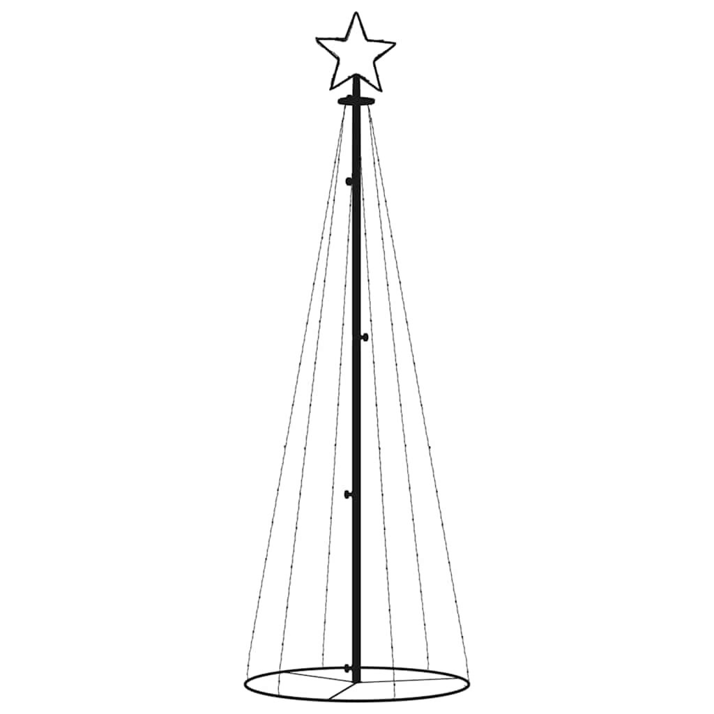 Kegelkerstboom 70x180cm koudwit - 59% Korting!