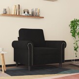 vidaXL Fauteuil Zwart Fluweel (35% Korting)