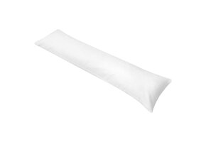vidaXL Zijslaapkussen 40x145 cm Wit - 63% Korting!