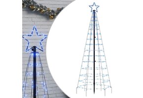 vidaXL Blauwe LED Kerstboom (180cm) - 51% Korting!