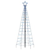 Blauwe LED Kerstboom 180cm met 220 Lichtjes - 63% Korting