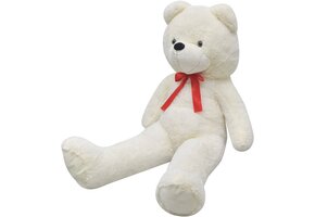 VidaXL XXL Knuffelbeer 85cm Wit - 53% Korting!