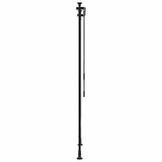 vidaXL Rolgordijn Buiten - 100x270 cm - Blauw/Wit - 34% Korting