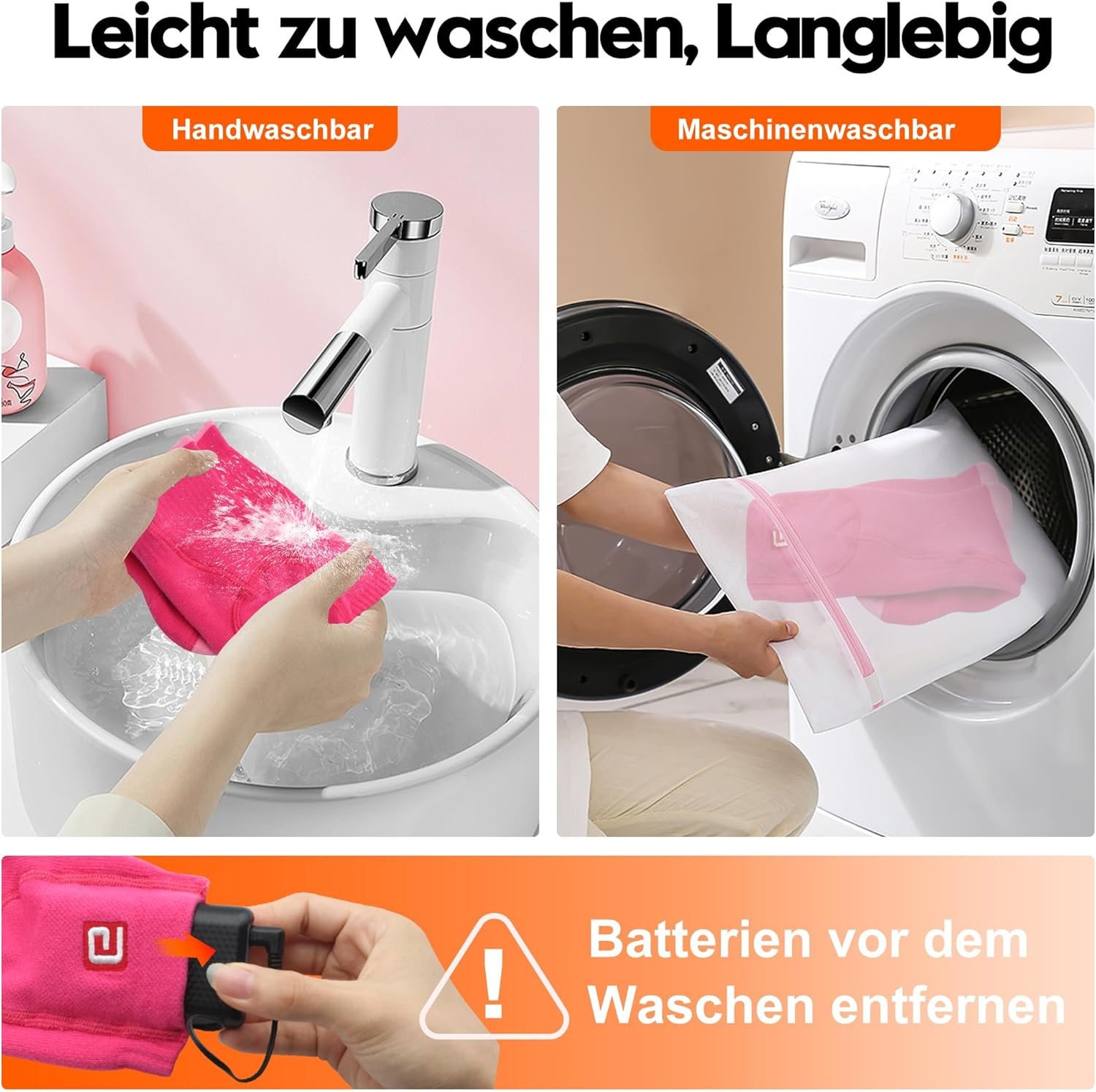 Geretourneerde Elektrische Verwarmingssokken - Roze - 56% Korting!