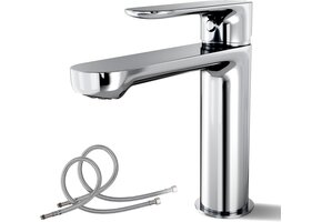 84% Korting: Chroom Badkraan, Waterbesparend, Afneembare Uitloop