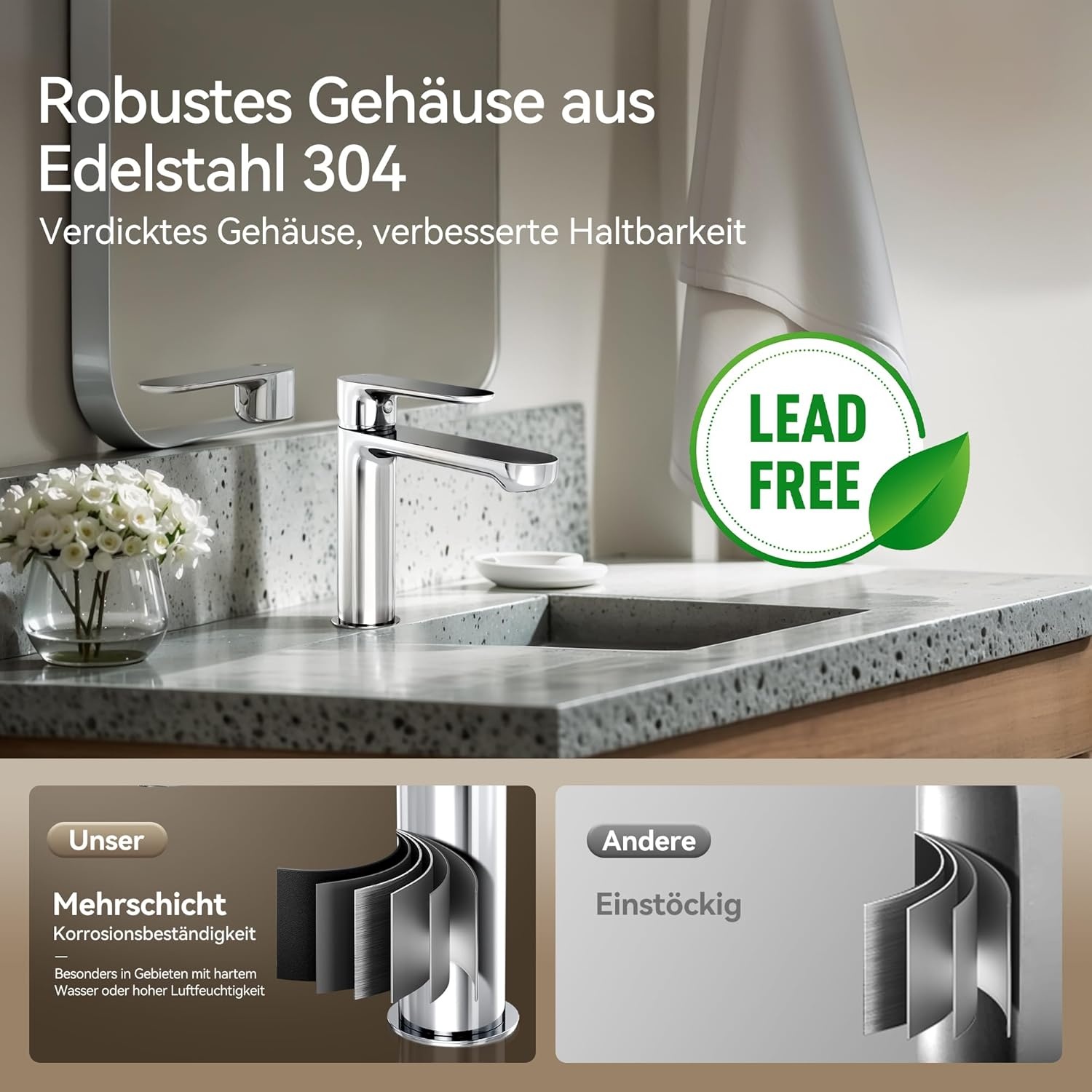 Wastafelkraan Chroom: Waterbesparend & 71% Korting!