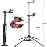 Inklapbare Fietsreparatiestandaard (30kg, Blauw) - 53% Korting!
