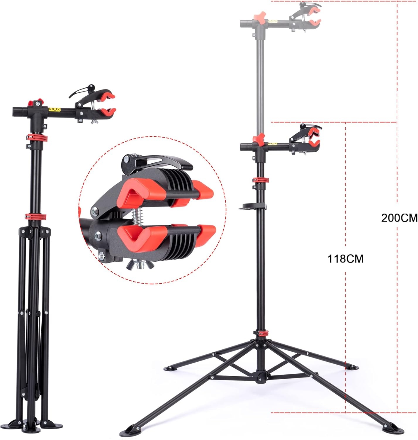Inklapbare Fietsreparatiestandaard (30kg, Blauw) - 53% Korting!