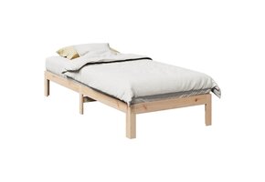 vidaXL Massief Grenenhouten Bedframe - 90x200cm - 43% Korting!