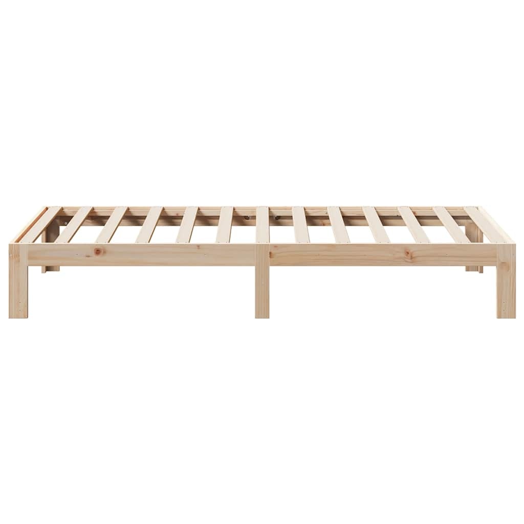 vidaXL Massief Grenenhouten Bedframe - 90x200cm - 43% Korting!