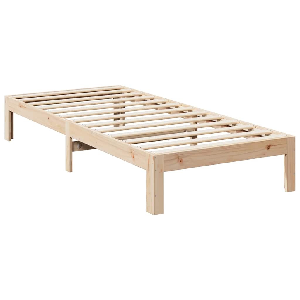 vidaXL Massief Grenenhouten Bedframe - 90x200cm - 43% Korting!