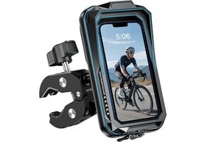 Motor/Scooter/Fiets Telefoonhouder: Waterdicht, 360°, Anti-Vibratie - 50% Korting!