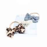 10x Baby Haarbandjes Nylon Multicolor met Strikjes (48% Korting)