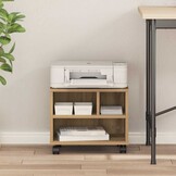 Printerstand Artisanaal Eikenkleurig - 68% Korting