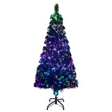 Kunstkerstboom 180cm met Glasvezel en Kleurige Lichtjes - 52% Korting!