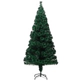 Kunstkerstboom 180cm met Glasvezel en Kleurige Lichtjes - 52% Korting!