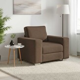 vidaXL Comfortabele Bank met Kussen - Bruin (54% Korting)