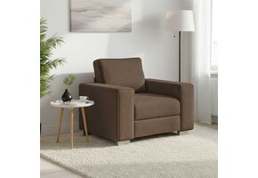 VidaXL Comfortabele Bank - Bruin Stof | 66% Korting!