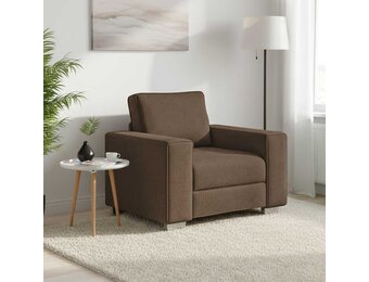 vidaXL Comfortabele Bank met Kussen - Bruin (54% Korting)