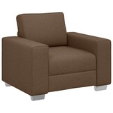vidaXL Comfortabele Bank met Kussen - Bruin (54% Korting)