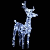 Kerstversiering Rendieren met Slee - 160 LED's - Acryl - 71% Korting