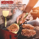 5-delige Grill Accessoires Set - Goudkleurig RVS met Korting!