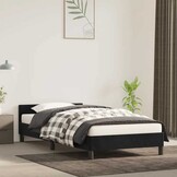 vidaXL Zwart Fluwelen Bedframe 100x200cm - 56% Korting!