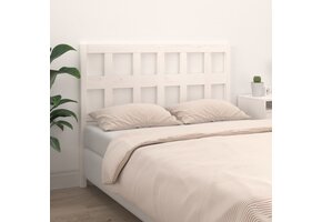 vidaXL Hoofdbord Massief Grenenhout Wit - 55% Korting