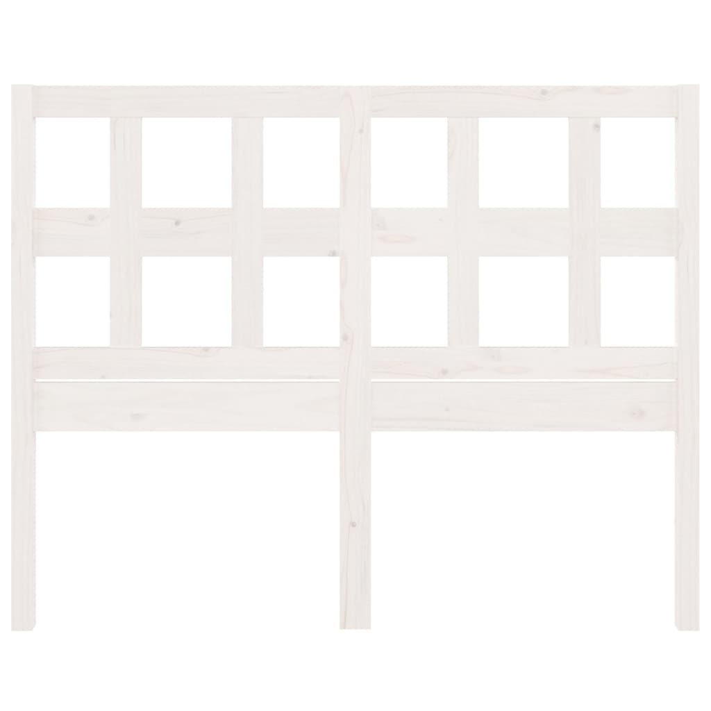 vidaXL Hoofdbord Massief Grenenhout Wit - 55% Korting
