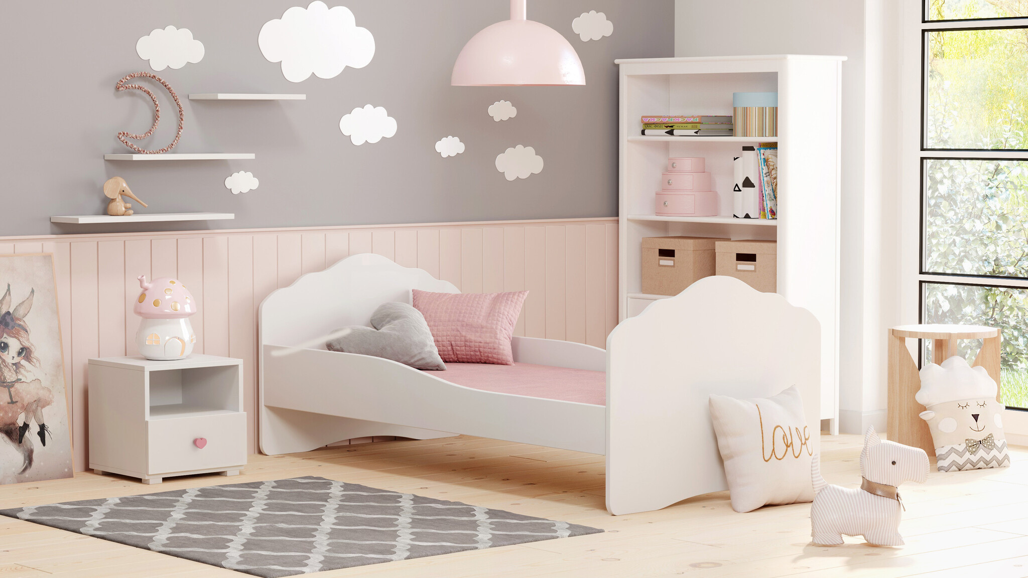 Wit Kinder Nachtkastje 71% Korting | Lade & Aanpasbare Greep