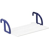 Hangdroogrek Balkonrand - 7m drooglengte, Wit/Blauw - Nu 58% Korting!