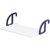 Hangdroogrek Balkonrand - 7m drooglengte, Wit/Blauw - Nu 58% Korting!