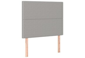 vidaXL Hoofdborden 2 st Lichtgrijs 80x5x78/88 cm - 59% Korting
