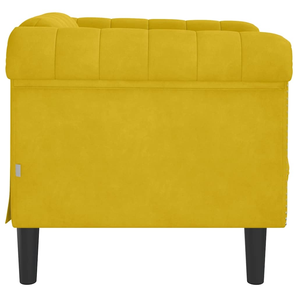 VidaXL Fauteuil Fluweel Geel - 58% Korting!
