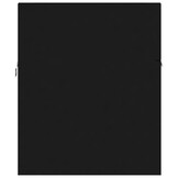 vidaXL Wastafelkast Zwart Bewerkt Hout - 63% Korting