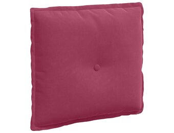 VidaXL Rugkussen Wijnrood Katoen (50x45cm) - 55% Korting!